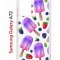 Чехол-накладка Samsung Galaxy A72 (598893) Kruche PRINT Ice Cream