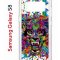 Чехол-накладка Samsung Galaxy S8 Kruche Print Colored beast