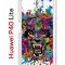 Чехол-накладка Huawei P40 Lite  (588940) Kruche PRINT Colored beast
