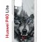 Чехол-накладка Huawei P40 Lite Kruche Print Волк