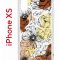 Чехол-накладка Apple iPhone XS (580677) Kruche PRINT Ягоды и Цветы