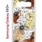 Чехол-накладка Samsung Galaxy S10+ Kruche Print Ягоды и Цветы