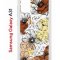 Чехол-накладка Samsung Galaxy A31 Kruche Print Ягоды и Цветы