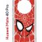 Чехол-накладка Huawei Mate 40 Pro (593961) Kruche PRINT Человек-Паук красный