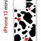 Чехол-накладка Apple iPhone 13 mini (606541) Kruche PRINT Корова