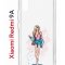 Чехол-накладка Xiaomi Redmi 9A Kruche Print Fashion Girl