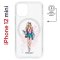Чехол-накладка Apple iPhone 12 mini (598887) Kruche PRINT Fashion Girl