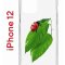 Чехол-накладка iPhone 12/12 Pro Kruche Print Ladybug