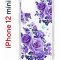 Чехол-накладка iPhone 12 mini Kruche Print Roses