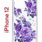 Чехол-накладка iPhone 12/12 Pro Kruche Print Roses