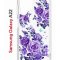 Чехол-накладка Samsung Galaxy A22/M22/M32 Kruche Print Roses