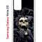 Чехол-накладка Samsung Galaxy Note 20 Kruche Print Skull Hands