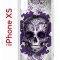 Чехол-накладка iPhone X/XS Kruche Print Sugar Skull