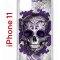 Чехол-накладка iPhone 11 Kruche Print Sugar Skull