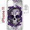 Чехол-накладка iPhone 11 Kruche Magnet Print Sugar Skull