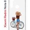 Чехол-накладка Xiaomi Redmi Note 8 Kruche Print Велосипедная прогулка