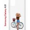Чехол-накладка Samsung Galaxy A31 Kruche Print Велосипедная прогулка