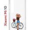 Чехол-накладка Xiaomi Mi 10 (593959) Kruche PRINT Велосипедная прогулка
