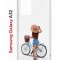 Чехол-накладка Samsung Galaxy A32 Kruche Print Велосипедная прогулка