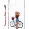 Чехол-накладка Samsung Galaxy A12 (608589) Kruche PRINT Велосипедная прогулка