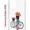 Чехол-накладка Samsung Galaxy A52 Kruche Print Велосипедная прогулка