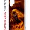 Чехол-накладка Samsung Galaxy Note 10+ Kruche Print Конь огонь