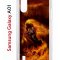 Чехол-накладка Samsung Galaxy A01/A015 Kruche Print Конь огонь