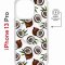 Чехол-накладка Apple iPhone 13 Pro (610631) Kruche PRINT Кокосы
