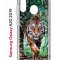 Чехол-накладка Samsung Galaxy A20 2019/A30 2019 Kruche Print Крадущийся тигр