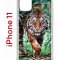 Чехол-накладка iPhone 11 Kruche Print Крадущийся тигр