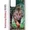 Чехол-накладка Samsung Galaxy A02s Kruche Print Крадущийся тигр