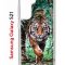 Чехол-накладка Samsung Galaxy S21 Kruche Print Крадущийся тигр
