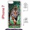 Чехол-накладка Apple iPhone 7 (598922) Kruche PRINT Крадущийся тигр