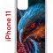 Чехол-накладка iPhone 11 Kruche Print Орел