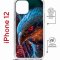 Чехол-накладка iPhone 12/12 Pro Kruche Magrope Print Орел