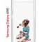 Чехол-накладка Samsung Galaxy A80 Kruche Print Рисуя любовь