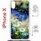 Чехол-накладка Apple iPhone X (598925) Kruche PRINT Ромашки у ручья