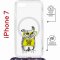 Чехол-накладка iPhone 7/8/SE (2020) Kruche Magrope Print Сова в очках