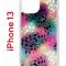 Чехол-накладка iPhone 13 Kruche Print Цветные листья