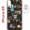 Чехол-накладка iPhone XR Kruche Magnet Print Плейлисты