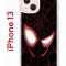 Чехол-накладка iPhone 13 Kruche Print Человек-Паук черный