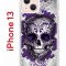 Чехол-накладка iPhone 13 Kruche Print Sugar Skull