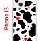 Чехол-накладка Apple iPhone 13 (606542) Kruche PRINT Корова