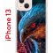 Чехол-накладка Apple iPhone 13 (606542) Kruche PRINT Орел