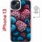 Чехол-накладка Apple iPhone 13 (610627) Kruche PRINT Fresh berries