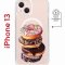 Чехол-накладка Apple iPhone 13 (610627) Kruche PRINT Donuts