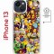 Чехол-накладка iPhone 13 Kruche Magnet Print Симпсоны