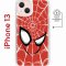 Чехол-накладка Apple iPhone 13 (610627) Kruche PRINT Человек-Паук красный