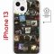 Чехол-накладка Apple iPhone 13 (610627) Kruche PRINT Плейлисты