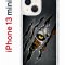 Чехол-накладка Apple iPhone 13 mini (606541) Kruche PRINT Тигриный глаз